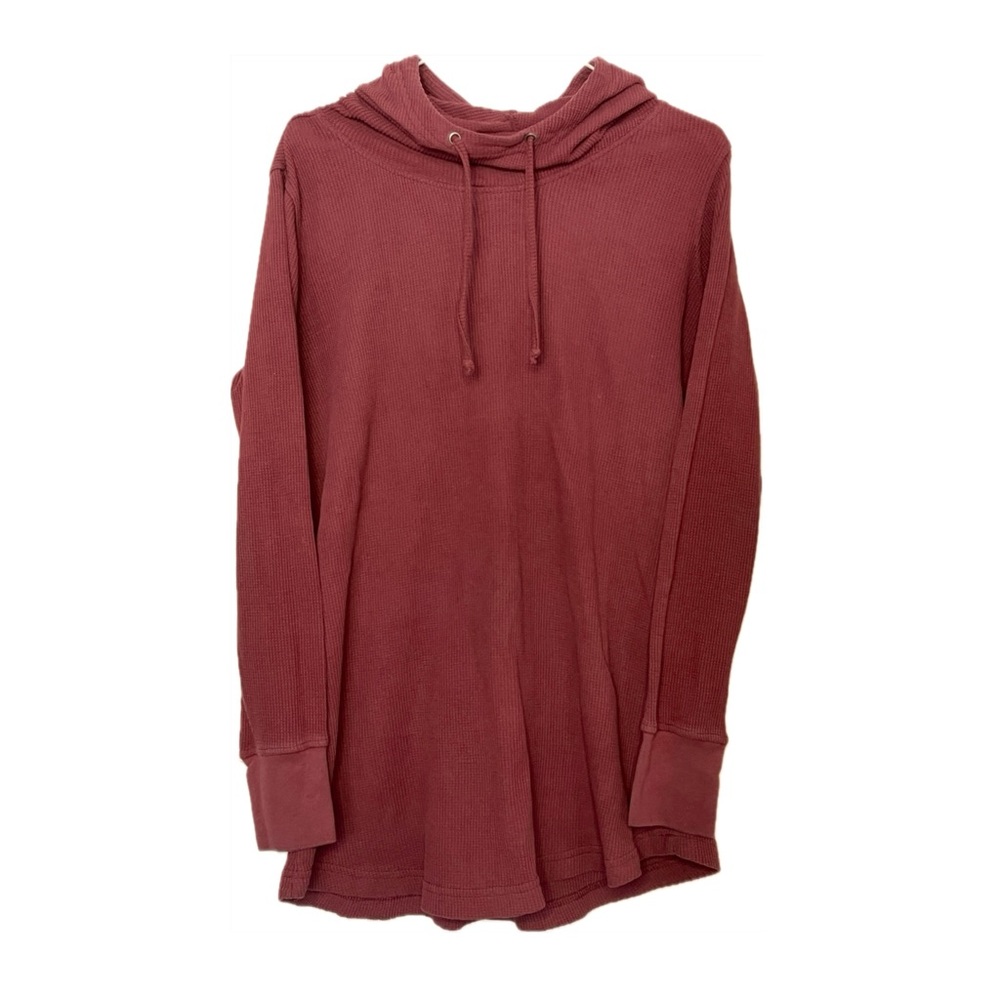 Canyon Guide thermal hoodie red size large